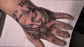 Hand portrait - Tattoo time lapse screenshot 4