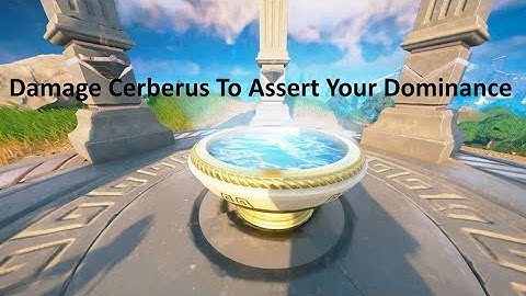 8 Of 14 Damage Cerberus To Assert Your Dominance Fortnite Oracle Snapshot Quest