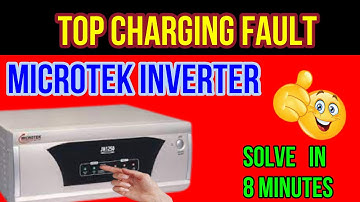 top charging fault microtek inverter problem solution in 8 minutes step by step|microtek charging