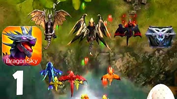 Dragon Sky : idle & Merge || (Android,ios) Gameplay - Walkthrough