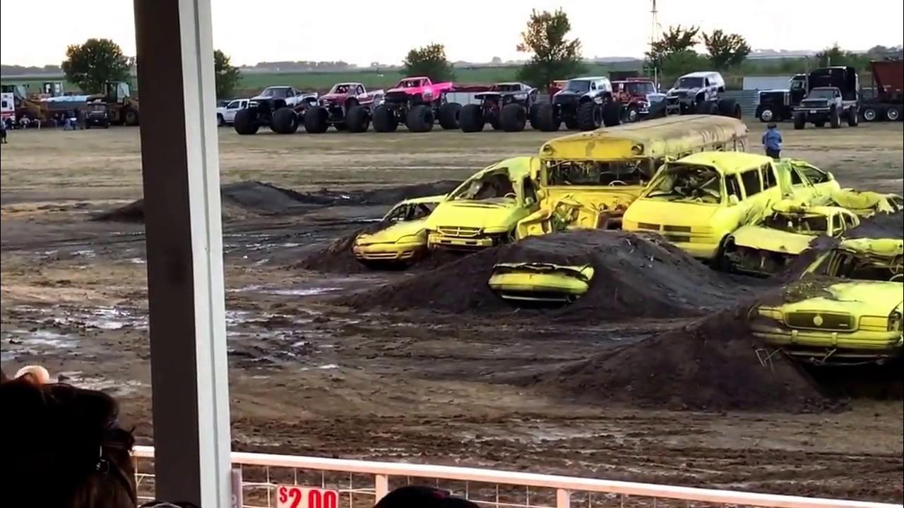 Pierce county fair NE monster truck madness tour YouTube