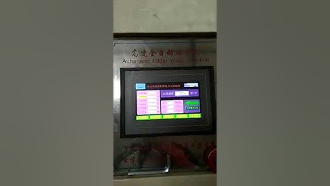 Automatic folding and gluing machine