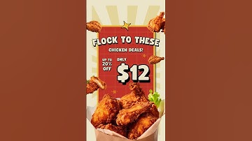 Digital Chicken Menu Templates -#23