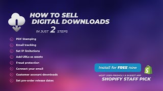 How to Sell Digital Downloads on Shopify in 1 Minute screenshot 4
