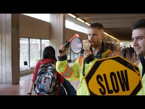 SFU Launches New Texting-Free Walking Zones