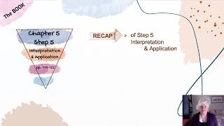 #14 RECAP Chapter 5 - Step 5 Interpretation & Application