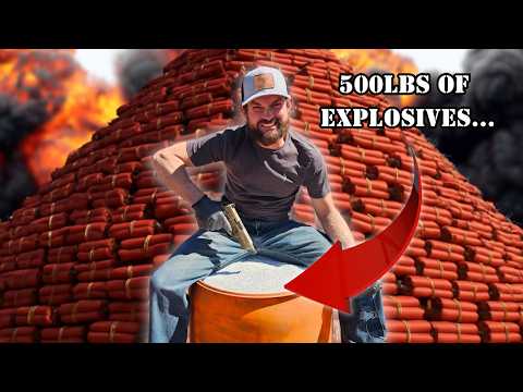 J'ai fait exploser une bombe, une explosion de 225 kilos !