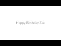 Happy Birthday, Zac! | Zac Brown Band
