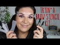 Trying A Brow Stencil Kit