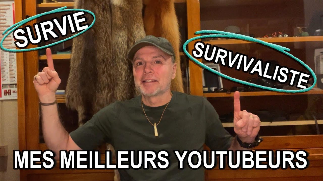SURVIE ET SURVIVALISTE, MES MEILLEURS YOUTUBERS 👍 #survie #astuce #rockwoodsurvie