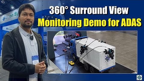 360° Surround View Monitoring Demo for ADAS Use Cases | e-con Systems at RobotWorld 2025
