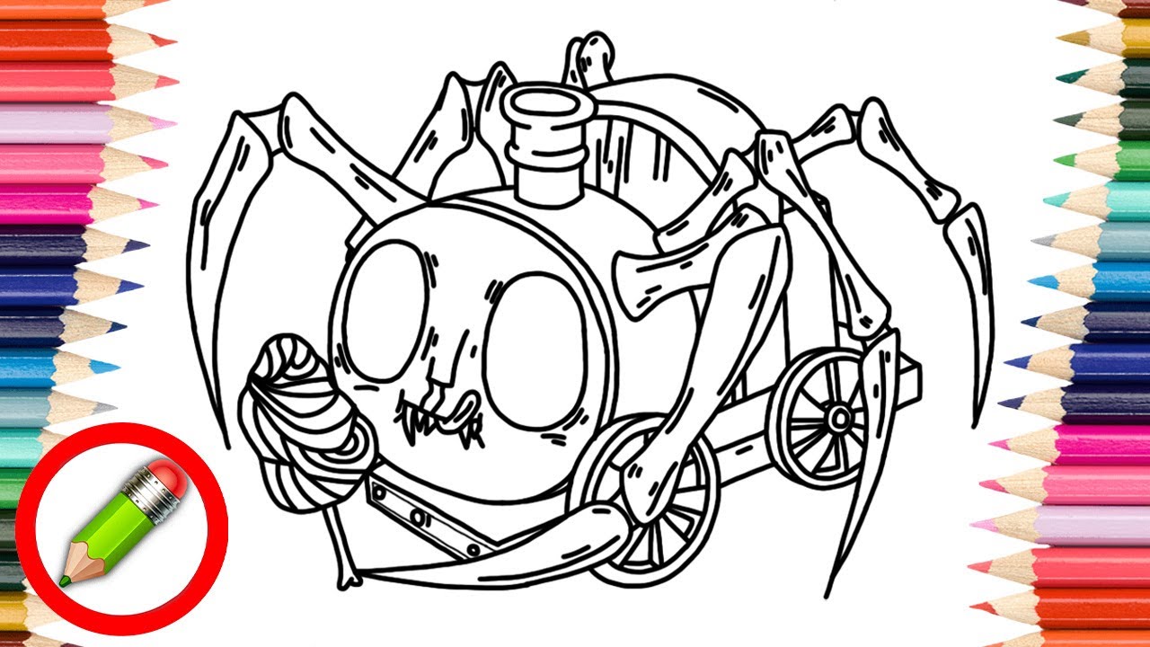 Choo-Choo Charles coloring pages