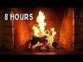 8 Hour Fireplace: ASMR White Noise Sounds for Sleep and Relaxation, Crackling Fireplace