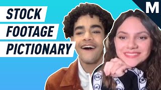 Dafne Keen and Amir Wilson Test Their Fantasy Knowledge in Stock Footage Pictionary | Mashable