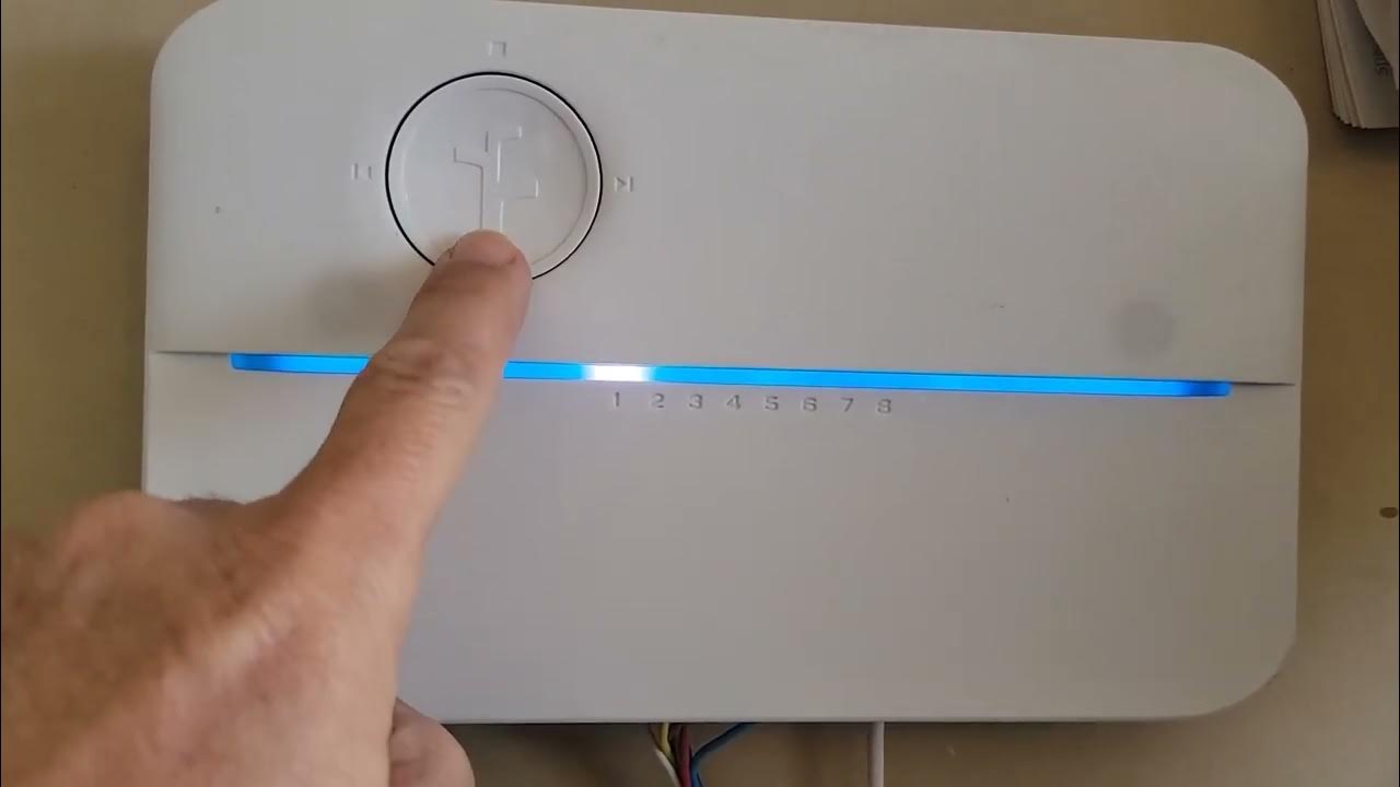 Rachio 3 - 3rd generation manual operation - YouTube