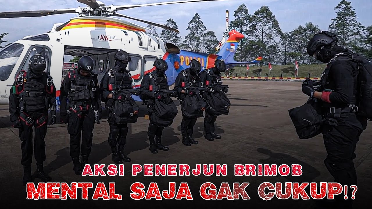 PARA PENERJUN KEBANGGAAN KORPS BRIMOB POLRI🔥