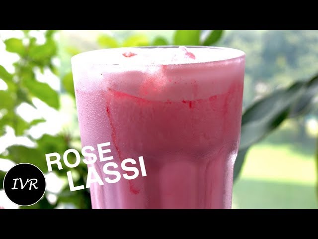 Rose Lassi Recipe | ठण्डी लस्सी गर्मियों के लिए | Summer Drink | रोज लस्सी | Meethi Dahi Lassi | Indian Vegetarian Recipes