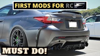 Lexus RCF 5 MUSTDO MODS That WILL Change Your RCF