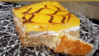 كيكة السبع ملاعق بذوق الليمون🍋منعشة و اقتصادية بنتها وحدها #كيكة_الليمون #genoise_citron #تحليات