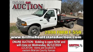 2000 FORD F-55O TRUCK, 2WD (06/12/2024 Online Equipment Auction)