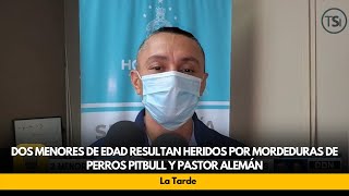 Dos menores de edad resultan gravemente heridos por mordeduras de perros