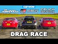 Toyota Supra MK4 v GR Yaris v Celica GT-Four: DRAG RACE