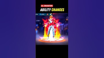 Free Fire Ob48 Update 🌚 Characters Ability Changes | After Ob48 Update