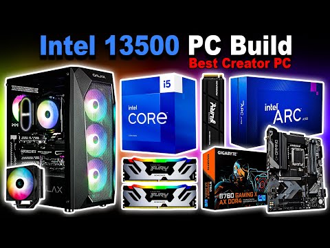 🔥Best Intel PC Build 2023🔥Intel Core i5 13500, Intel ARC A750 @KshitijKumar1990