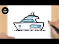 #958 How to Draw a Yacht - Easy Drawing Tutorial
