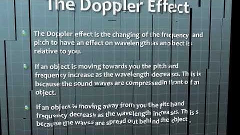 The Doppler Effect, Redshift and The Big Bang Theory
