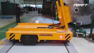 Electric Battery Operated Automatic Rail Guided Transfer Vehicle Trolleys Bxc 8T