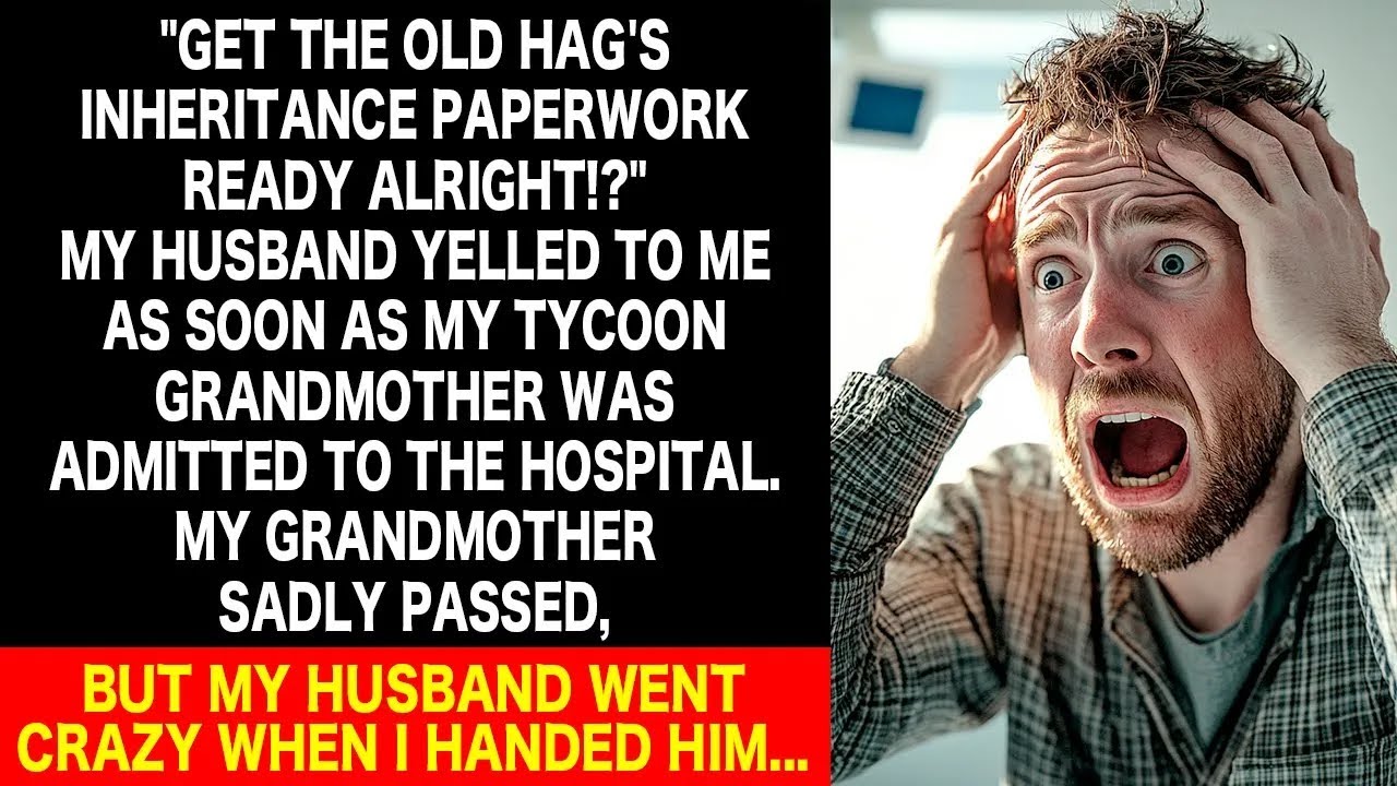 My husband expected inheritance $$ when my grandma passed but what he actually got was...