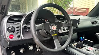S2000 Momo Steering Wheel and Works Bell Install! | First Mod for the S2K by Christian Mastrile 868 views 6 months ago 14 minutes