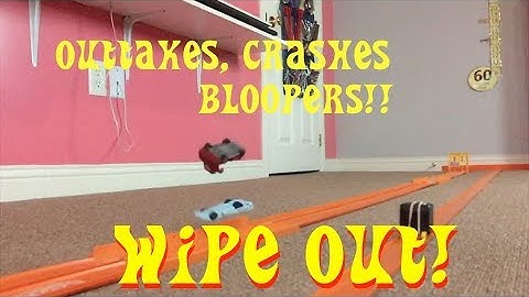 Best ever Hot Wheels car crashes! outtakes & bloopers Part 1
