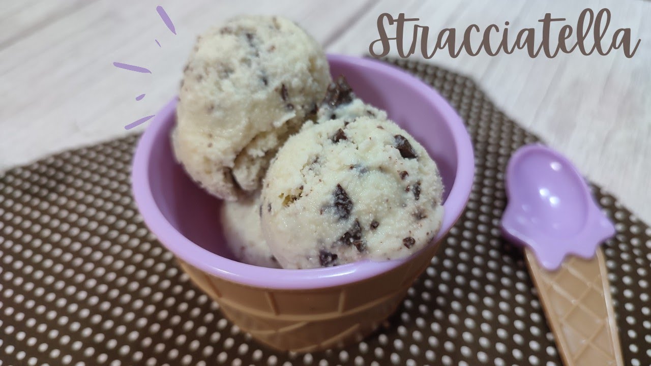 HELADO DE STRACCIATELLA, extra cremoso y sabor irresistible!! Paso a paso con Mambo!!!