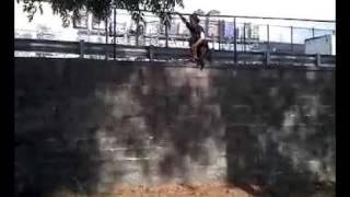 My first big wall jump