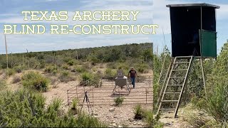 Reconstruction of an Archery Hunting Blind that blew over in a Texas wind -- Off Season Hunting Prep by Corporate Gone Country 43 views 7 months ago 5 minutes, 25 seconds
