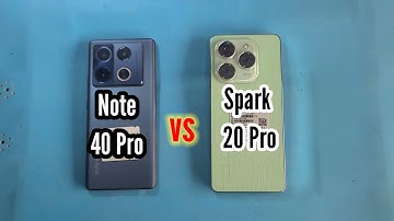 infinix Note 40 pro vs tecno spark 20 pro speed test