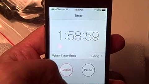 iPhone countdown timer wrong again