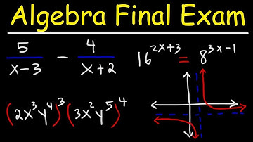 Algebra Final Exam Review