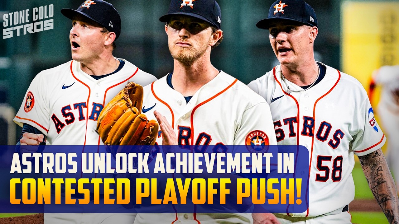 Astros UNLOCK achievement in HIGHLY CONTESTED Postseason push!