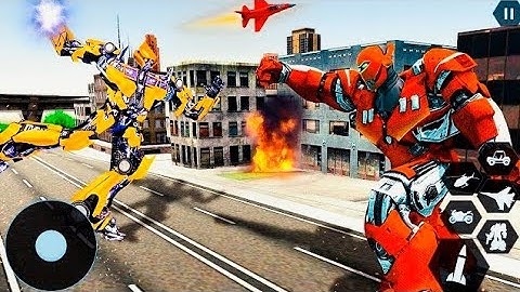 Multiple Robot Transform War | Car Drone Flying Dolphin 🐬 GamePlay