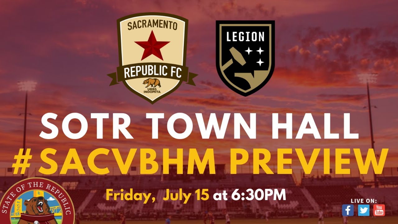 #SACvBHM Town Hall Preview Show - #SacRepublic playing #BirminghamLegion for the 1st time! #SACvBHM Town Hall Preview Show - #SacRepublic playing #BirminghamLegion for the 1st time!