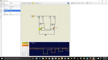 Electronic circuit wave form simulator simulIDE simulation
