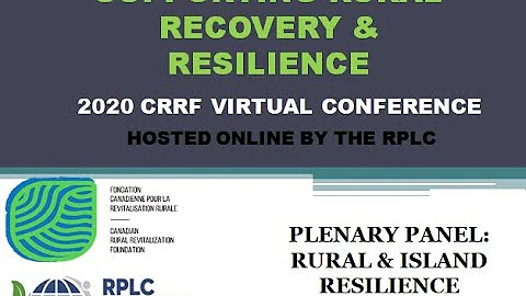 Plenary Panel: Rural & Island Resilience