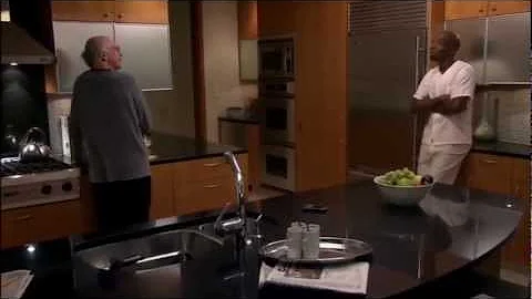Curb Your Enthusiasm - Larry & Leon Discuss Shaking