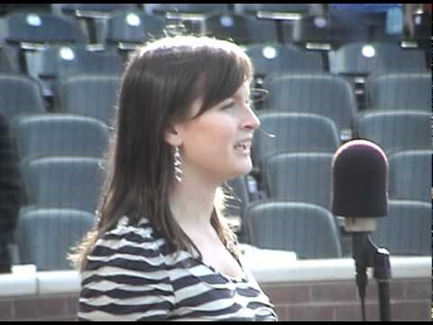 Ruby Dickson Colorado Rockies national anthem 9-2-...