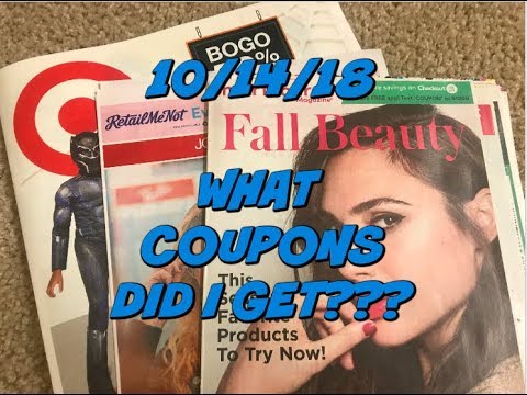 10/14/18 WHAT COUPONS DID I GET???  GAIN & TIDE….YES!!!!