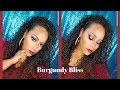 Burgundy Bliss ♡ Quick Tutorial | Bad Habit Aphrodite Palette | MAC x Aaliyah Lipstick