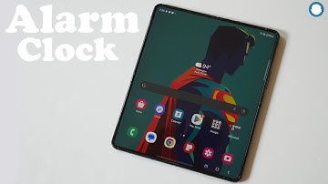 How To Setup Alarm Clock On Samsung Galaxy Z Fold 6 - Easy!